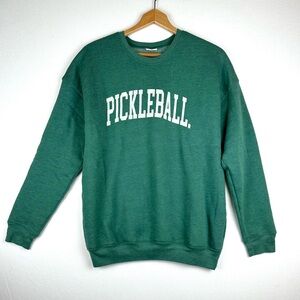 Oat Collective Pickleball Crew Sweatshirt Cozy Sporty